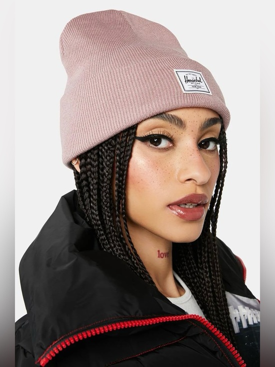 Herschel Supply Company Accessories - Dolls Kill Herschel Supply Co Elmer Beanie Ash Rose NWT